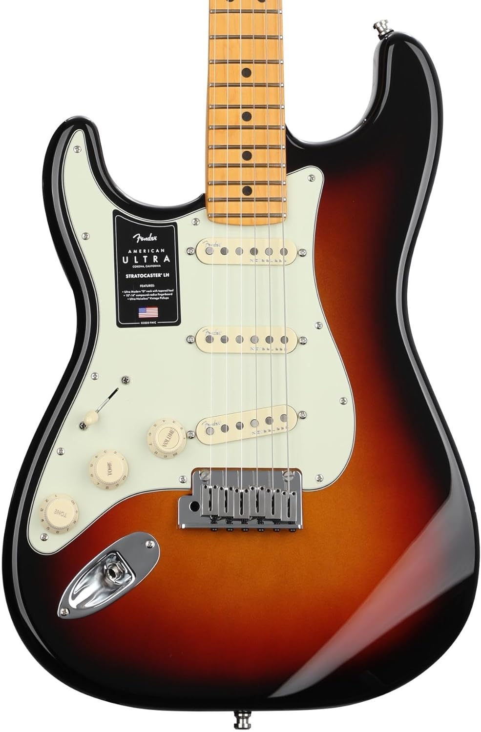 Fender American Ultra Stratocaster Left-handed - Ultraburst with Maple Fingerboard