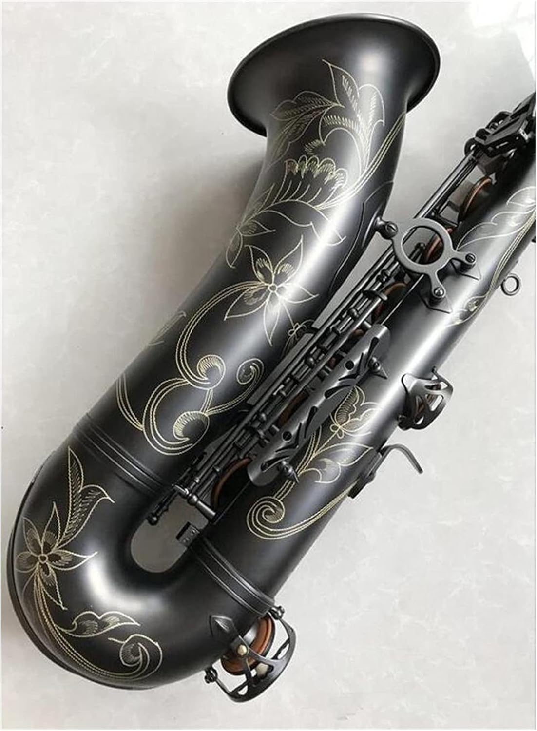 Tenor Saxophone Black Matte Sax Professional Musical Instrument Playing with Case Mouthpiece Student Saxophone