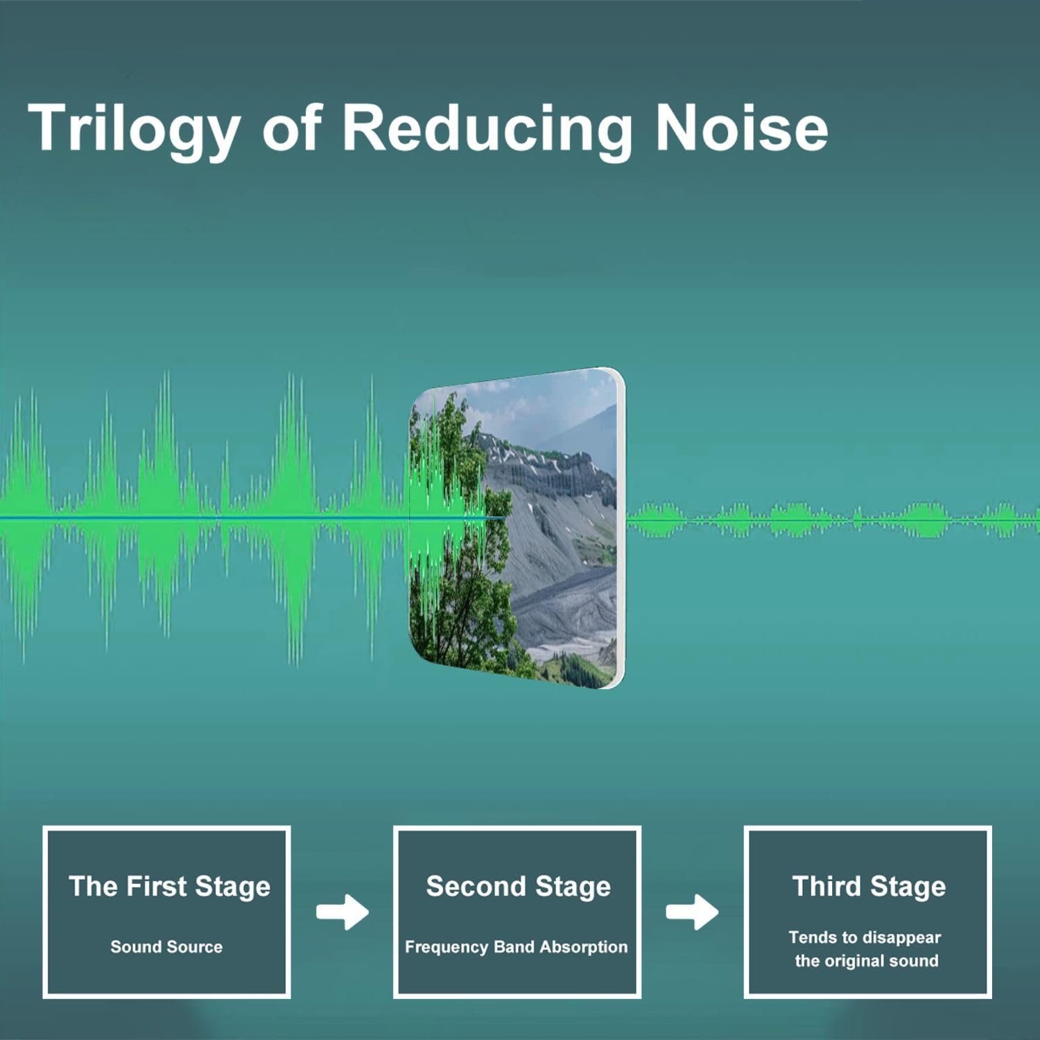 Art Acoustic Panels Self Adhesive mount st helens volcano sunny day eruptions pictures 9 Packs Decorative Soundproof Wall Panels Large Sound Absorbing Panels for Home Office 60