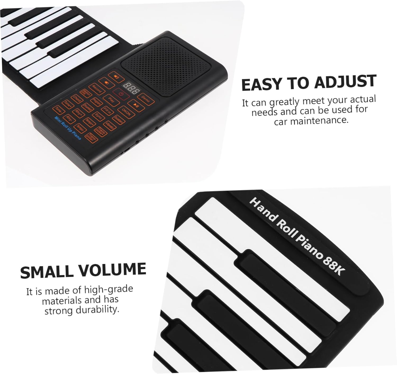 BESPORTBLE up Piano Key Electronic Keyboard Boys and Girls Piano Weighted Keys Learning Tool