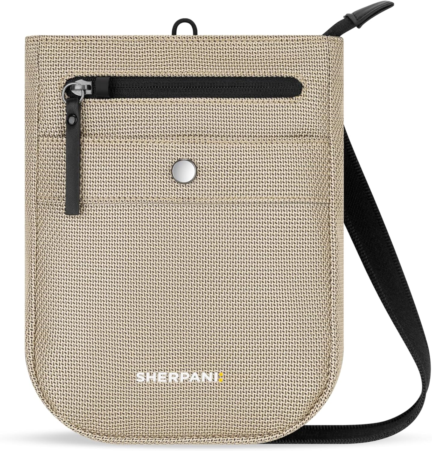 Sherpani Prima, Small Anti Theft Crossbody Bag, Travel Shoulder Bag, Cross Body Bag, Handbags, Purses for Women with Metal Hardware, Travel Gift (Straw)