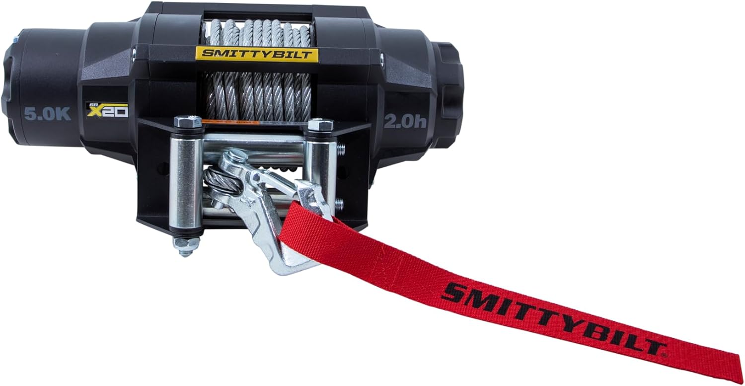 Smittybilt 97205 X2O 5K lbs ATV/UTV Winch with Steel Cable and Wireless Remote