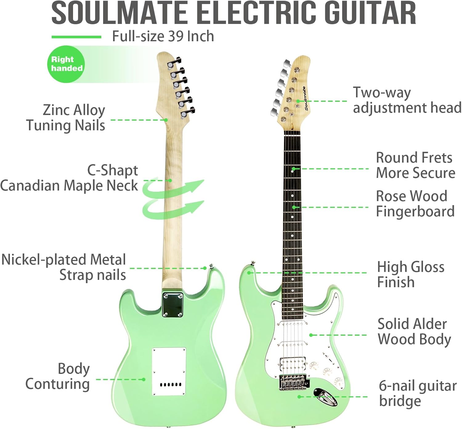 Soulmate Electric Guitar Kit 39