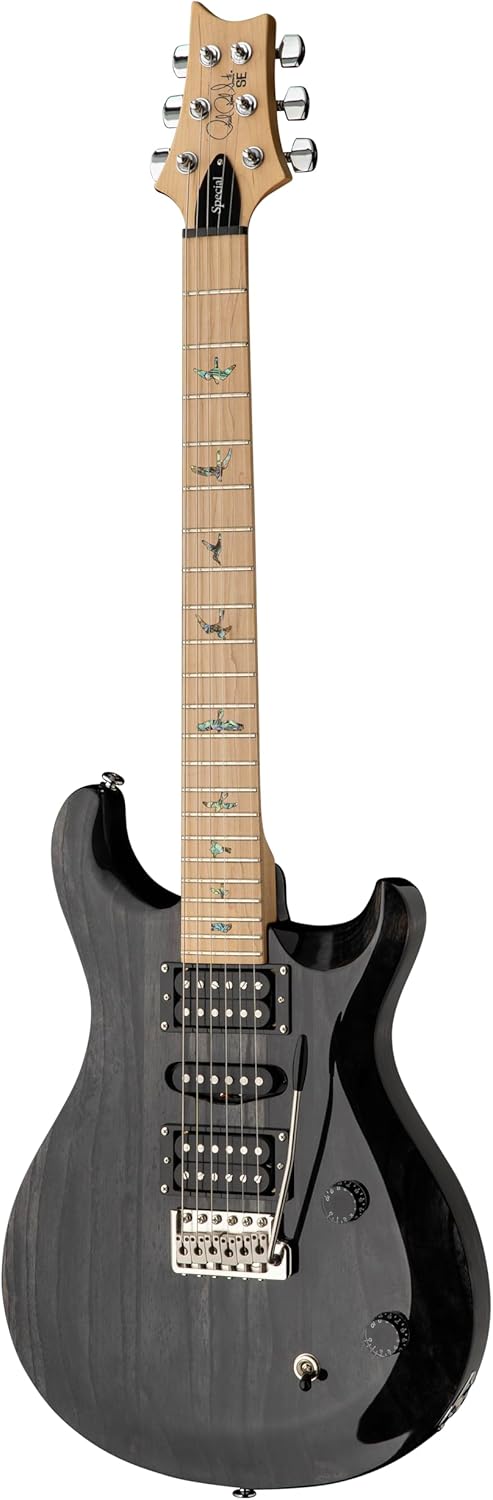 PRS SE Swamp Ash Special Electric Guitar, Charcoal with Gigbag