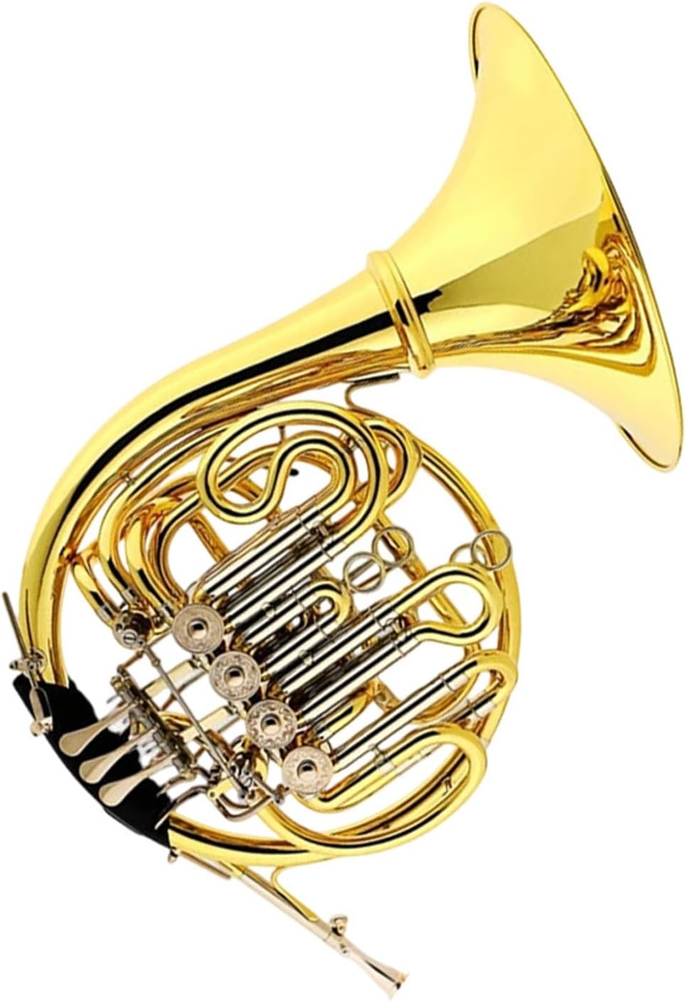 4 Key French Horn French Horn 4 Key Double Row Lacquered Gold In The Key Of F Flat Or Bb(1)