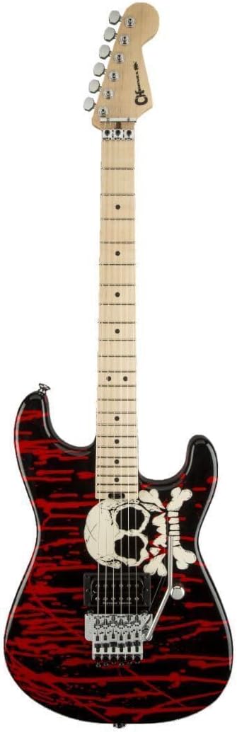 Charvel Warren DeMartini Signature Pro-Mod Blood and Skull - Blood and Skull