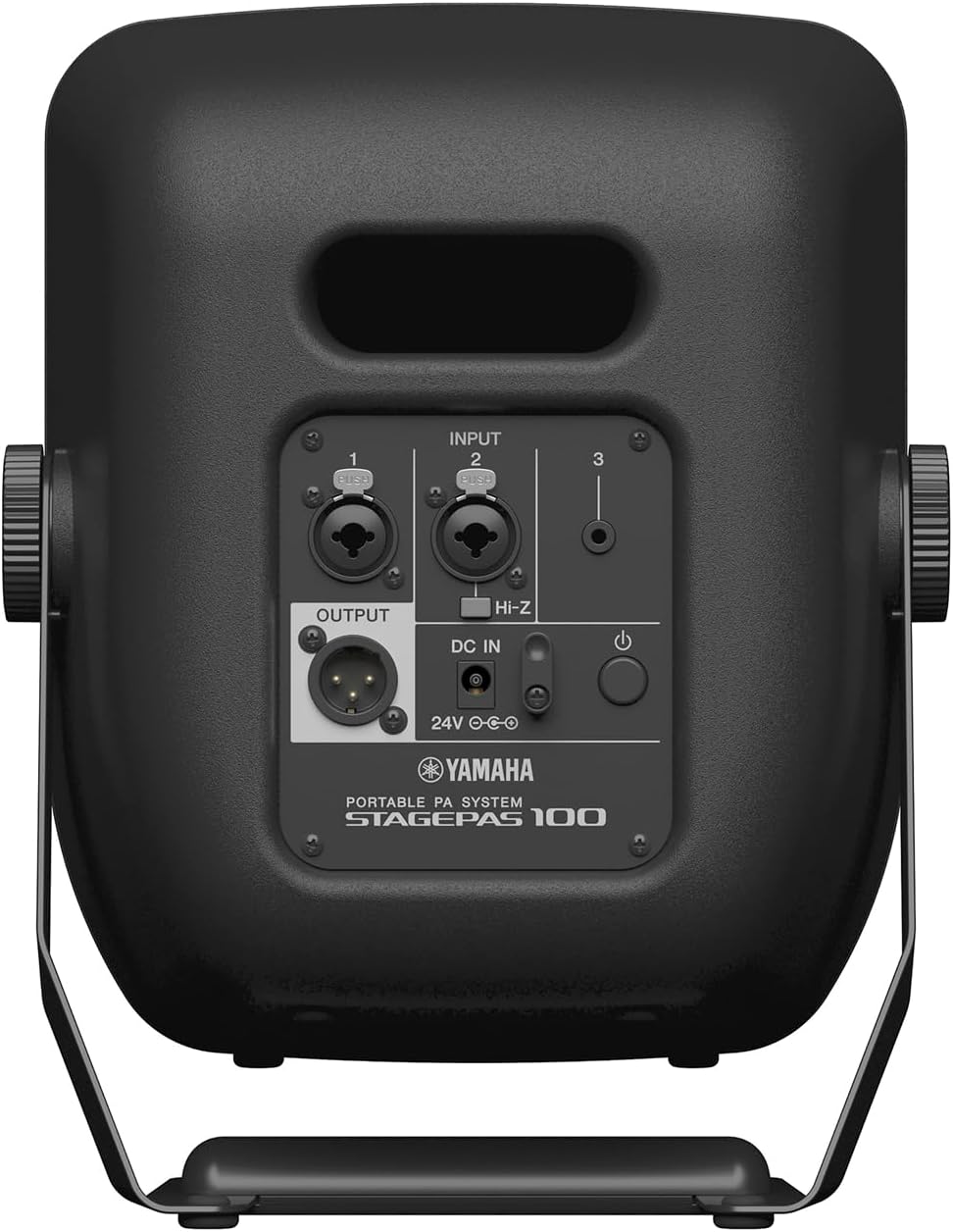 Yamaha Stagepas100BTR Portable 6.5'' Battery Powered PA with 3-Channel Mixer,Black