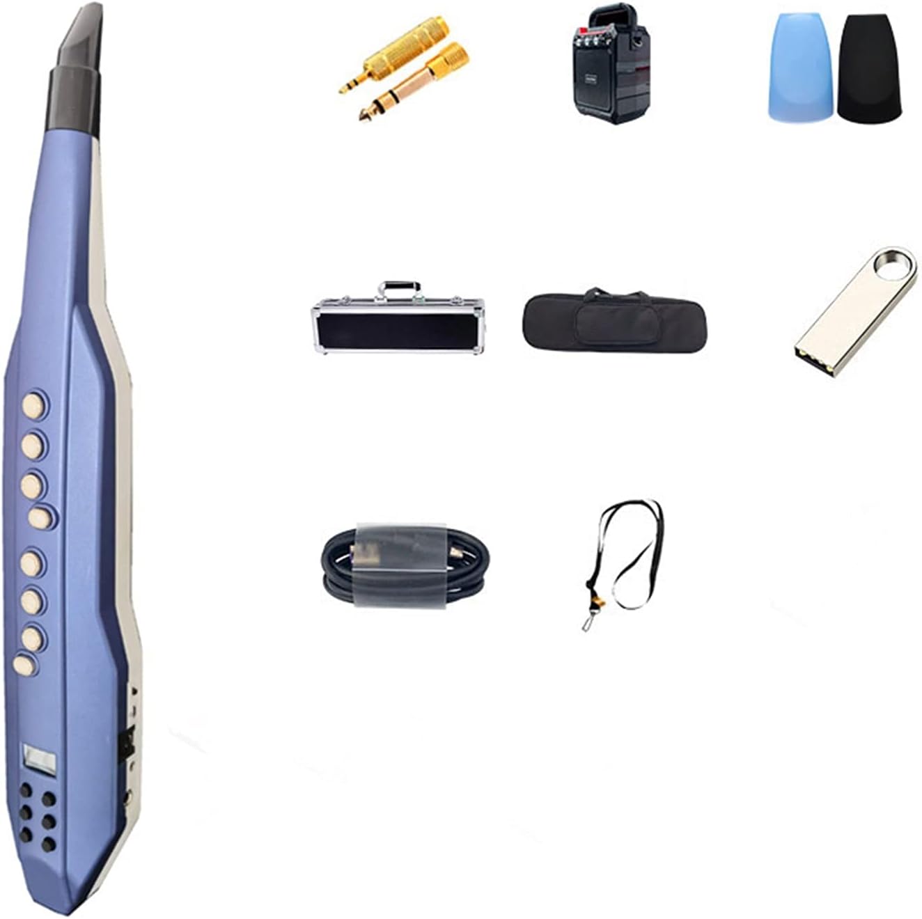 Sax Beginners Kit Electric Wind Instrument Electric Flute Electric Saxophone Electronic Digital Tube Wind Instrument (Color : 5)