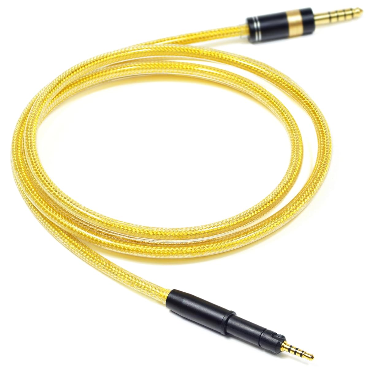 6N OFC Silver-Plated with Metal Shielding Layer 4.4mm 3.5mm Headphone Upgrade Cable for SENNHEISER HD 599 HD 560S HD 505 HD 569 HD 599 SE HD 550 HD 400S HD 400 PRO (3.5mm Plug)