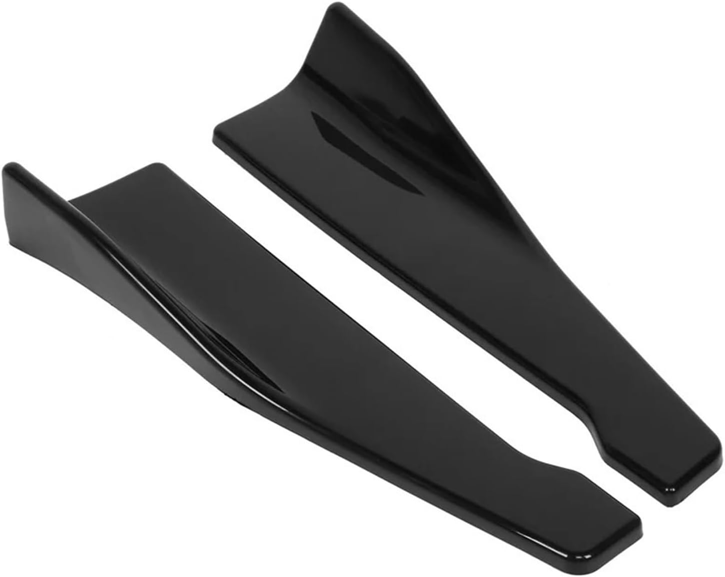 Spoiler Tail Wing Universal Fit Car Rear Bumper Lip Trim Protector Corner Bumper Guards with Screws Side Skirt Cover 1 Pair Roof Tail Window Wing