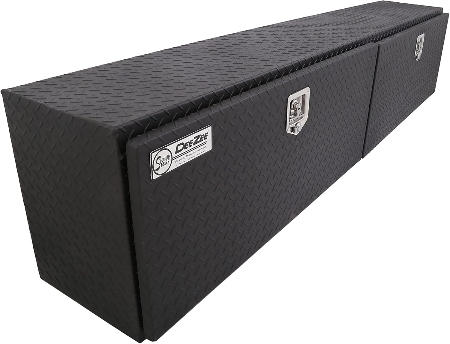 Dee Zee DZ71TB Black-Tread Aluminum Topsider Tool Box - 90