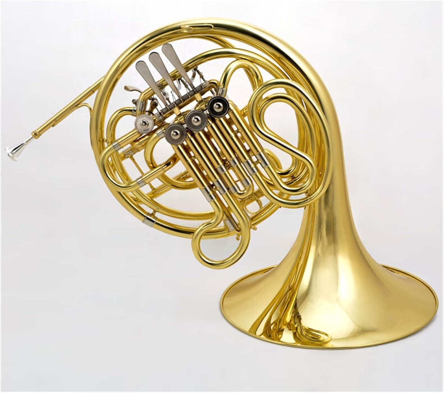 4 Key French Horn Professional Performance Practice Four Key Single Row Double French Horn B Flat Instrument(Double row)