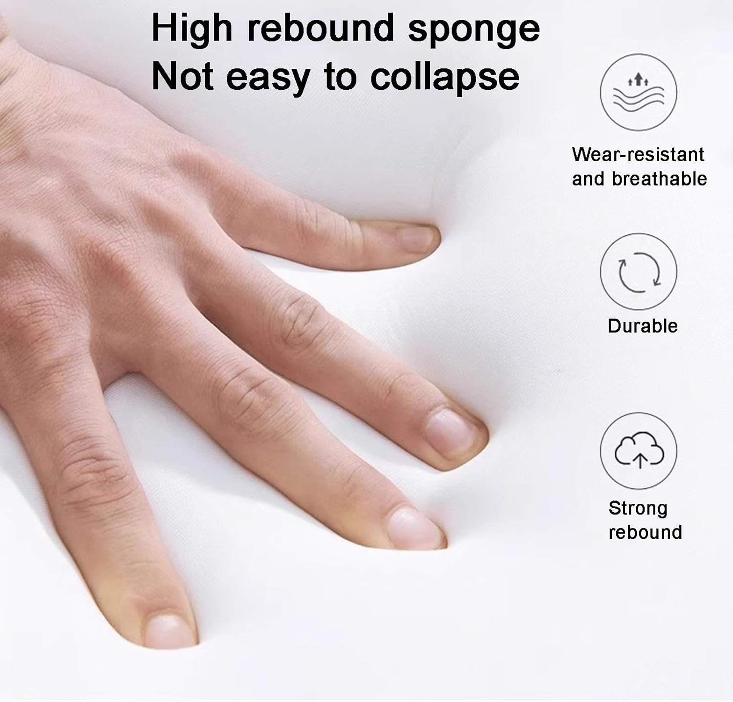 XPLKQXE 3D Ant-i-Collision Wall Padding, Self-Adhesive Headboard Panels, Wall Peel and Stick Headboard, Wall Mount Decorative Soundproof Wall Stickers, 3 Cm Thick(Brown+White,200x50cm)