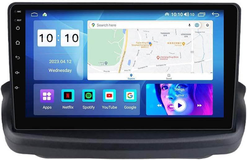 Android Car Stereo for Hyundai Genesis/Rohens Coupe 2009-2012,9 inch IPS Touchscreen with Upgrade Wireless CarPlay & Android Auto,WiFi/GPS,Support SWC and Subwoofer,8-Core 8G+256G