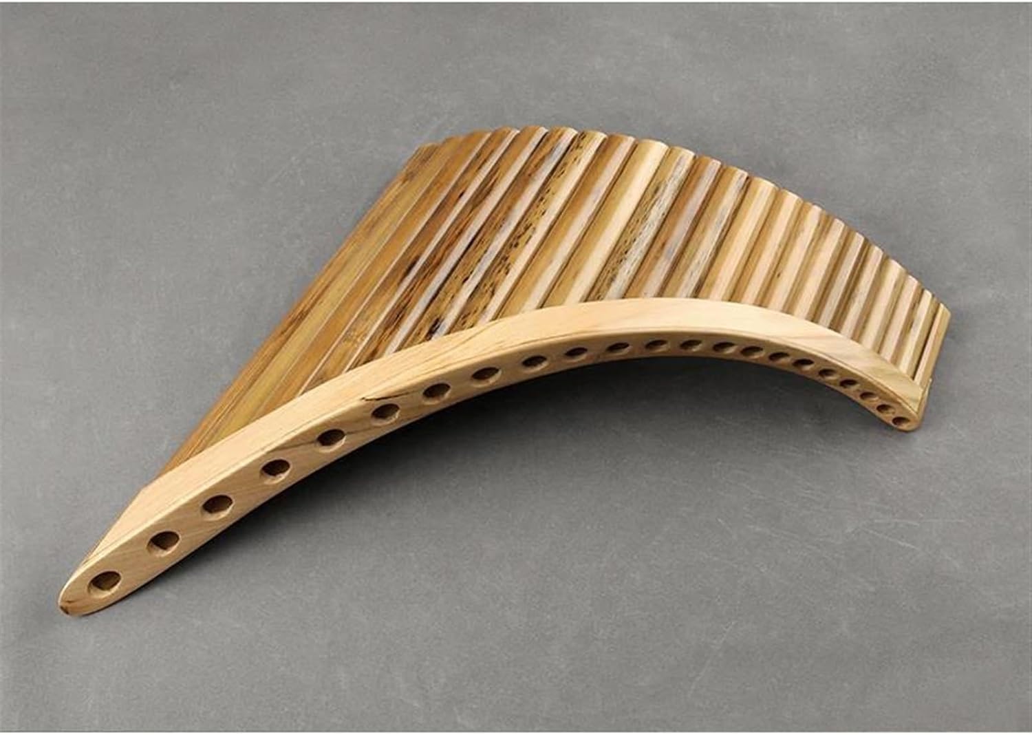 pan flute for beginners 22 Pipes Pan Flute C Key Musical Instruments Woodwind Instrument Handmade Pan Pipes (Color : Right hand)