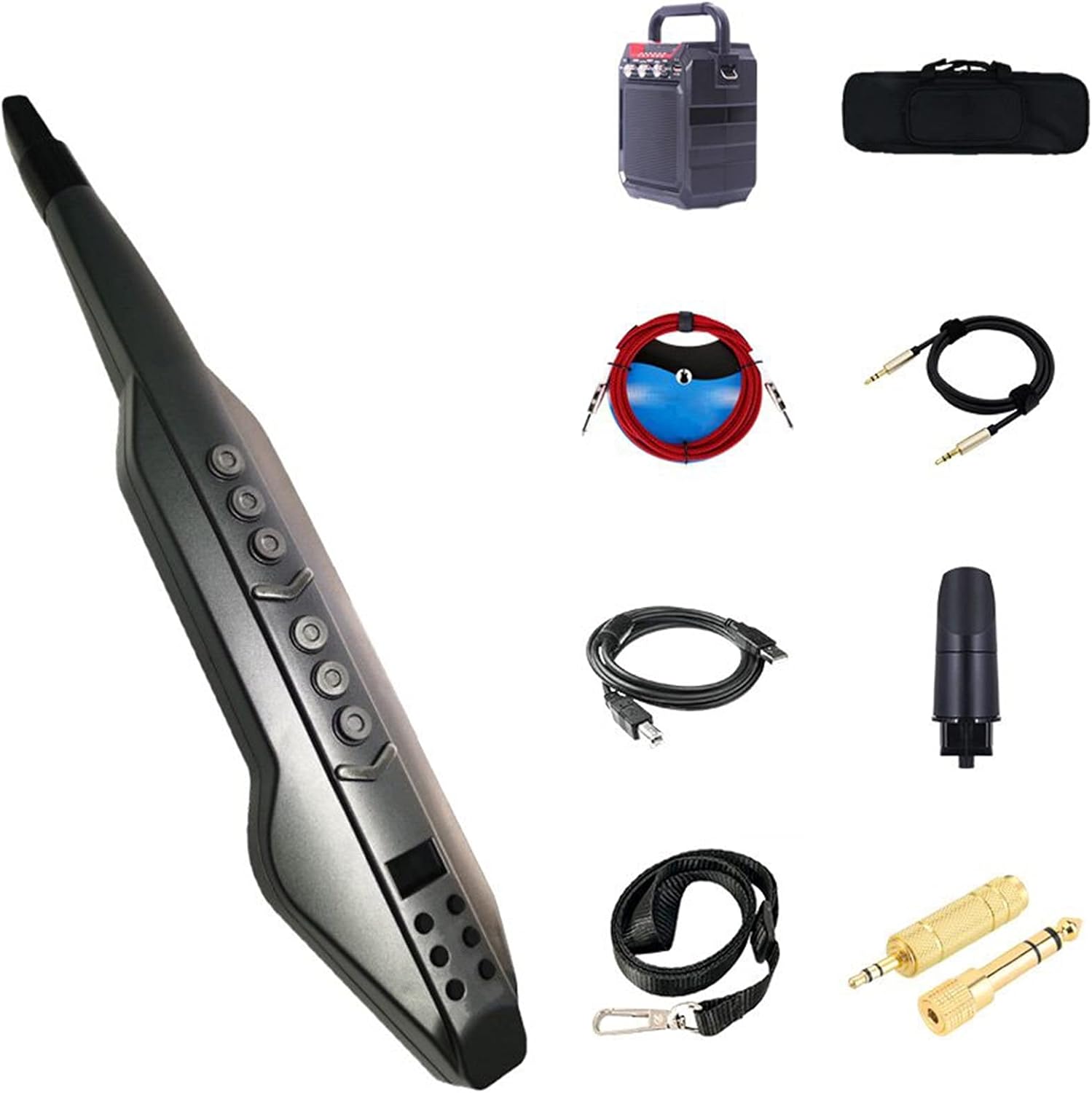 Sax Beginners Kit Digital Saxophone Electronic Wind Instrument Saxophone Wind Instrument (Color : 1)