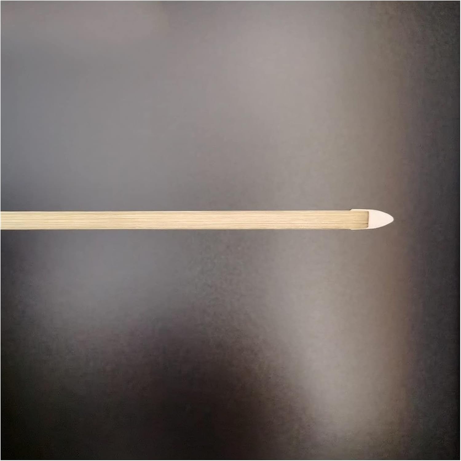 TSTS 4/4 Size Bass Bow Brazilwood Round Stick White- Oxhorn Frog English Style Nickel Silver Parts Full Size Violin Bow