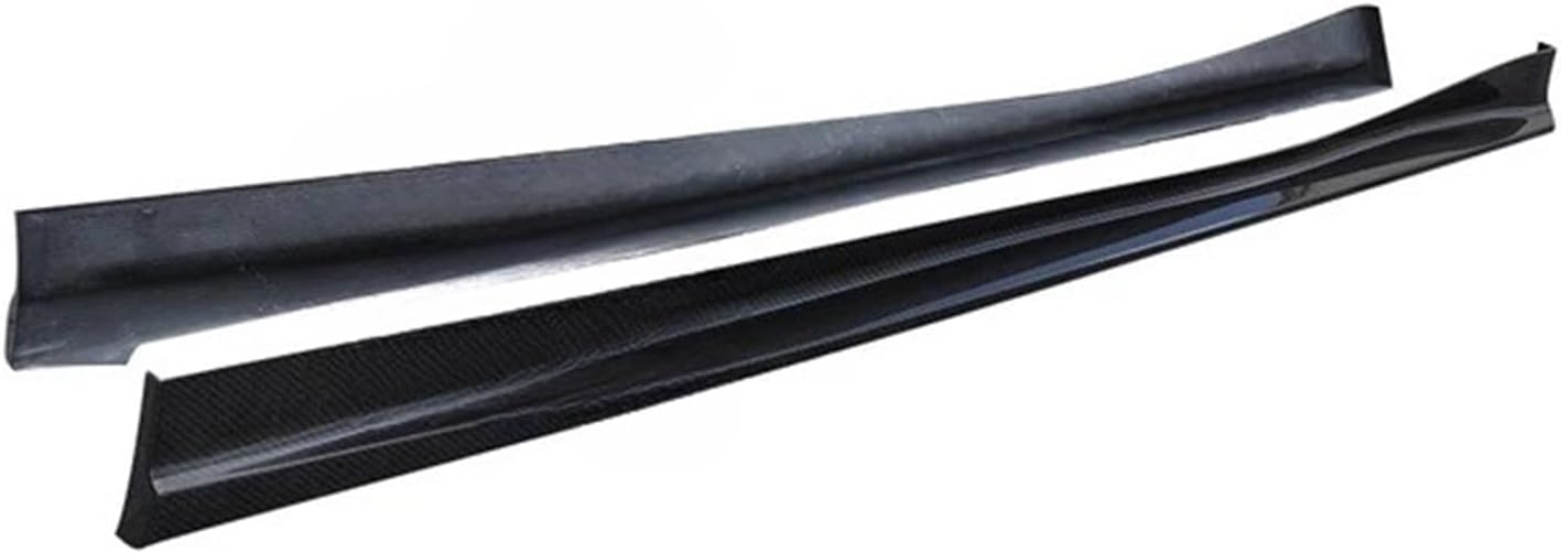 Real Carbon Fiber Side Skirts Extension Lip Aprons, Compatible For TOYOTA SUPRA A90 Car Styling(Carbon Fiber1)
