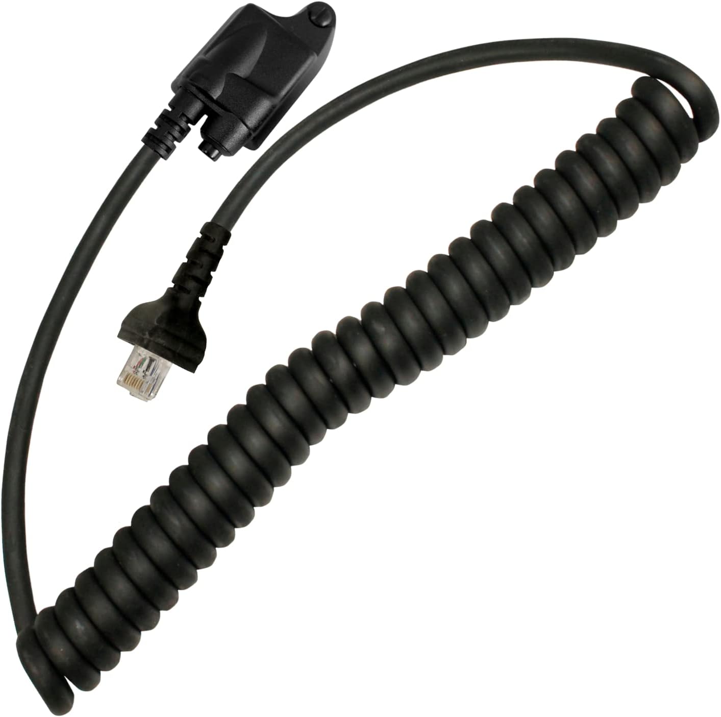 Pryme MC-2127 Replacement Cable for Trooper SPM-2100 Series Speaker Mic, Compatible with Harris Jaguar 700P P5100 P5200 P7100 P7200 SPD2000