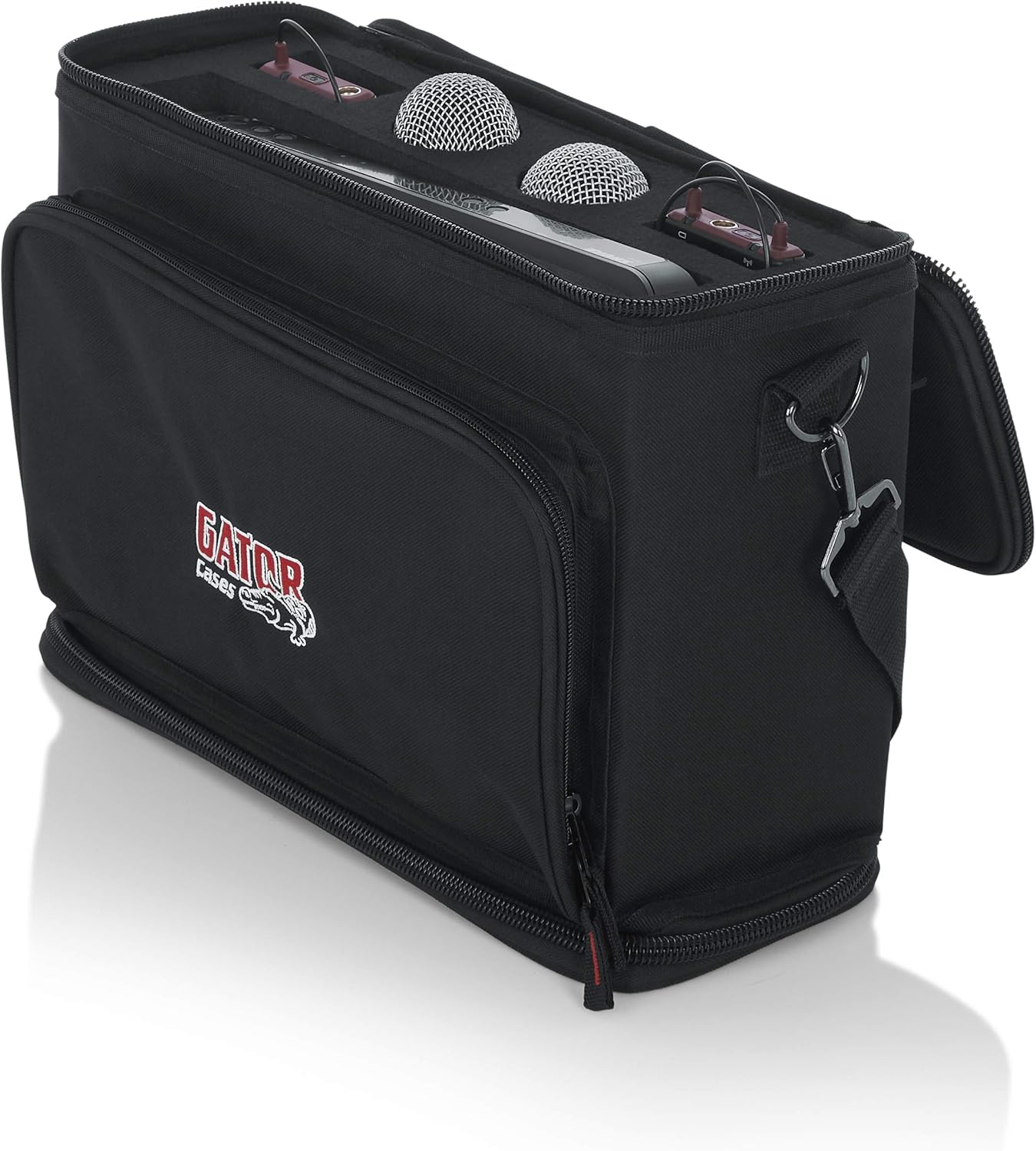 Gator Cases Wireless System and Speaker Stand Carry Bags - Holds BLX System, Mics, Body Packs, and 50