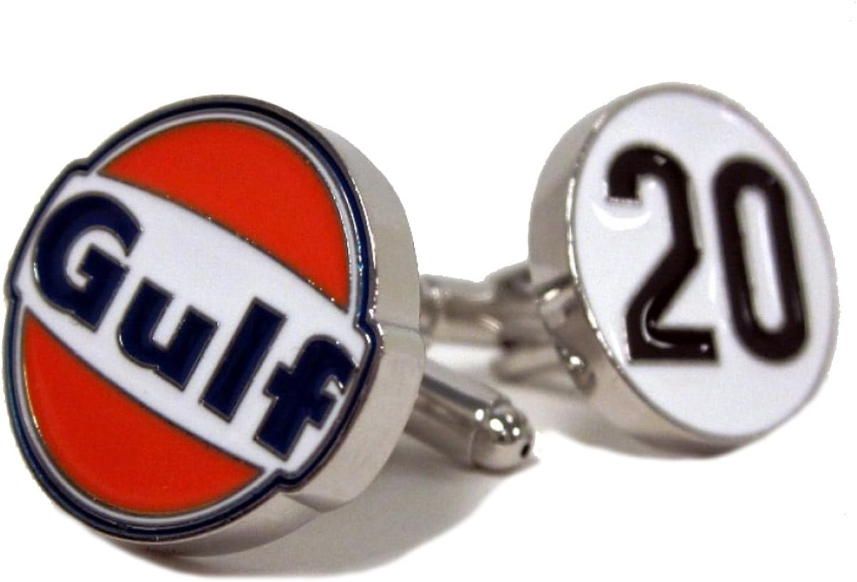 Gulf Le Mans Racing Logo Cufflinks