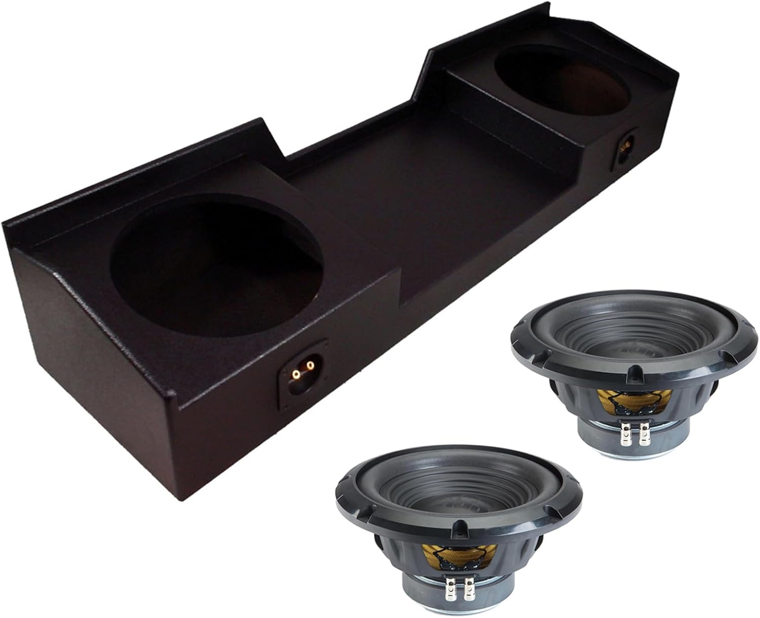 Alpine Compatible with 1999-2006 Chevy Silverado EXT Cab Sealed Dual 10