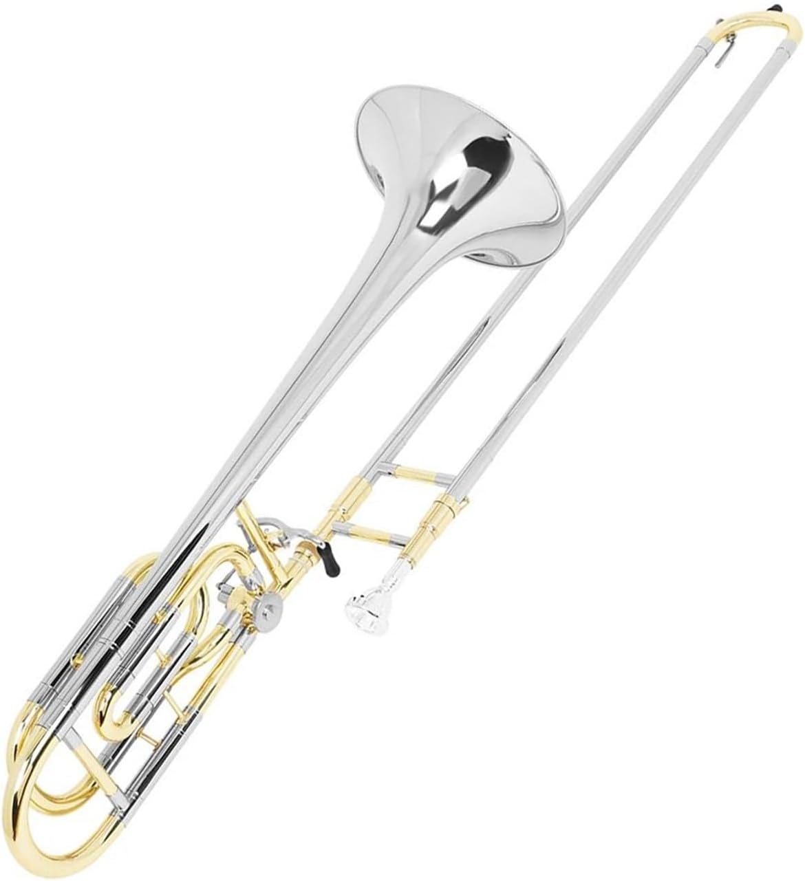 Professionals euphonium Gold Silver Tenor Trombone B Flat Trombone Horn Professional Brass Instrument With Box Cloth Musical Accessories