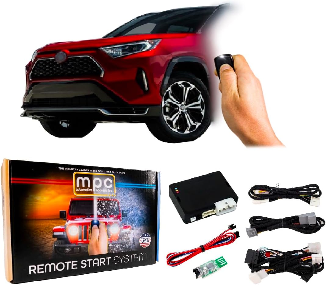 MPC Remote Start Kit Compatible with Toyota RAV4 2019-2025 || Gas || H-Key Only || T-Harness || Lock 3X to Start || USA Tech Support