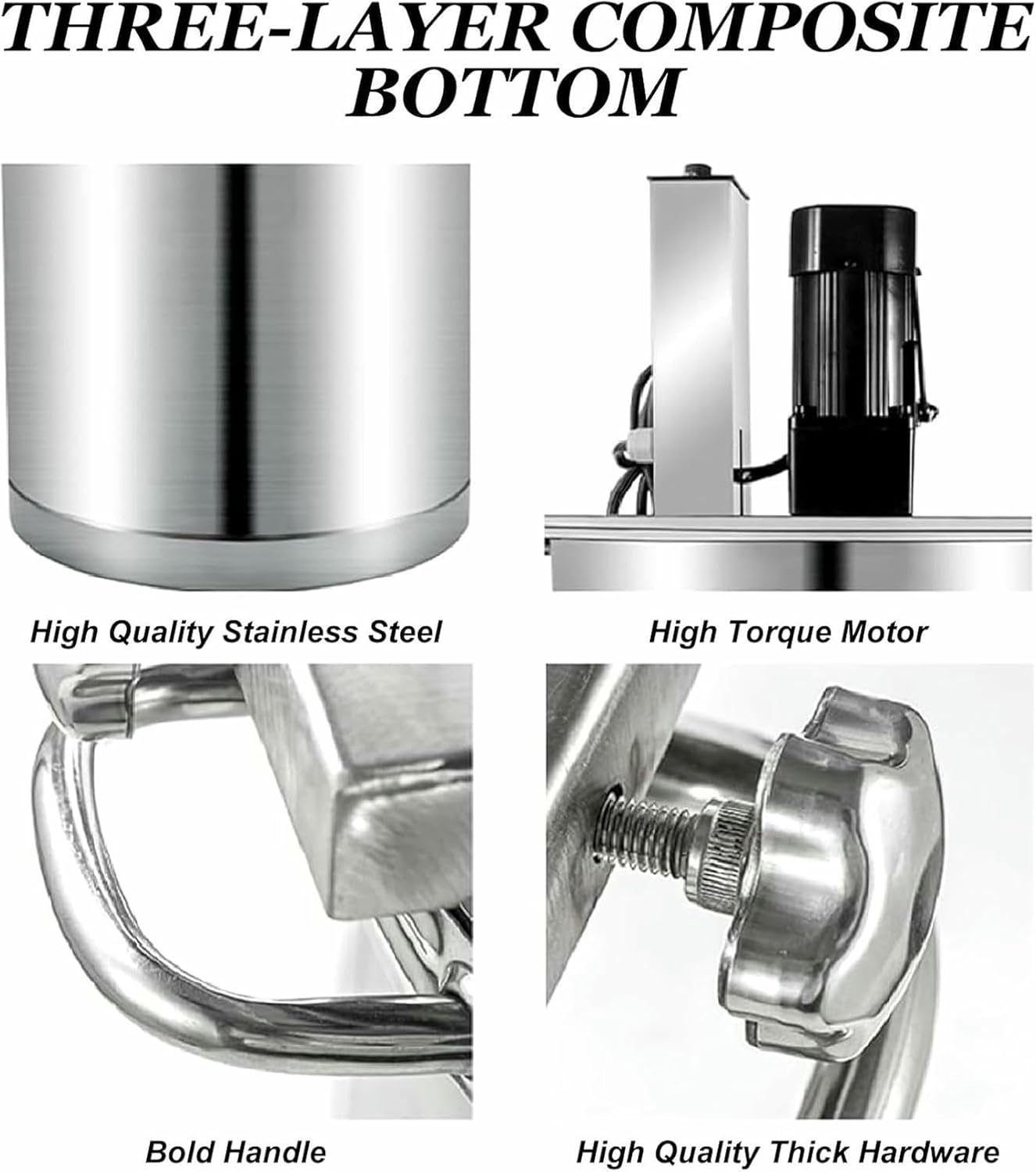 40L Automatic Cooking Pot with Stirrer, Electric Stuffing Maker, Stuffing Maker, for Soup Chilli Tomato Sauce Fruit Jams Porridge