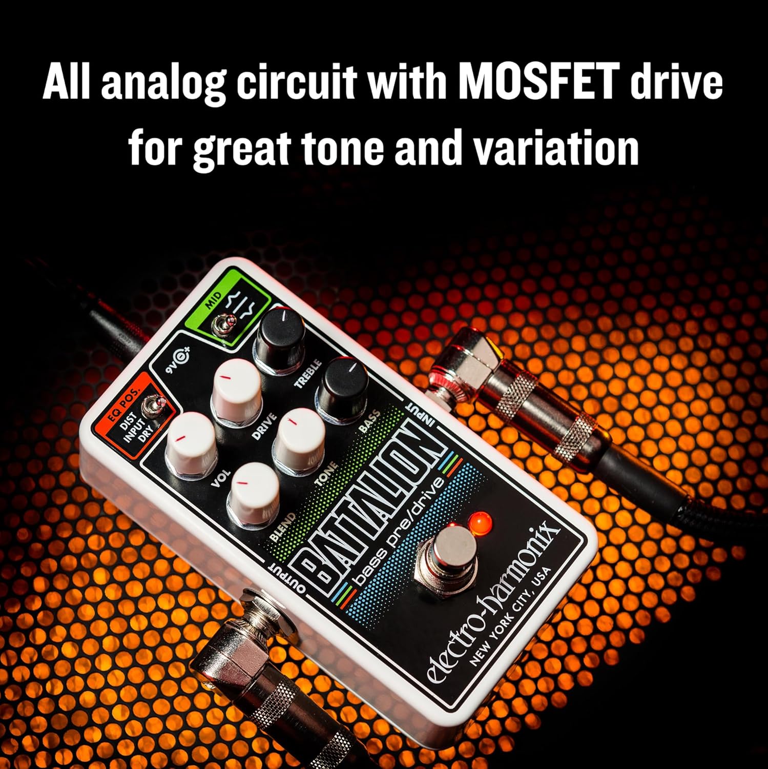 Electro-Harmonix Nano Battalion Bass Preamp & Overdrive Pedal