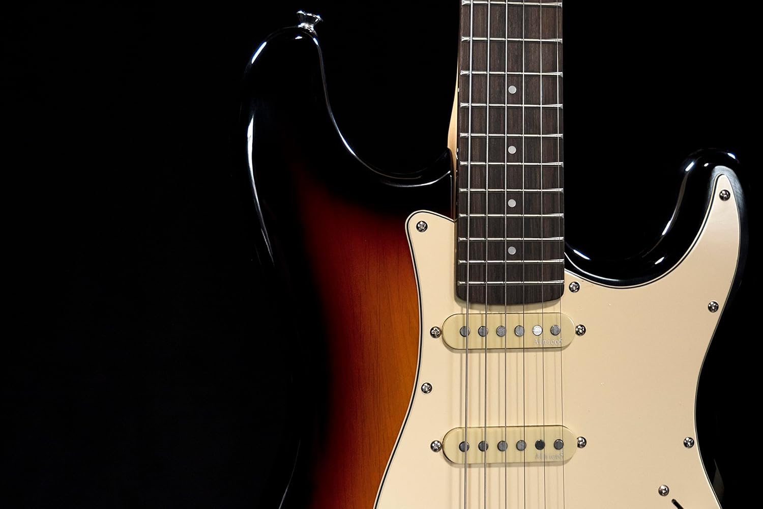 Prodipe 6 String Solid-Body Electric Guitar, Right (ST83 RA SUNB)