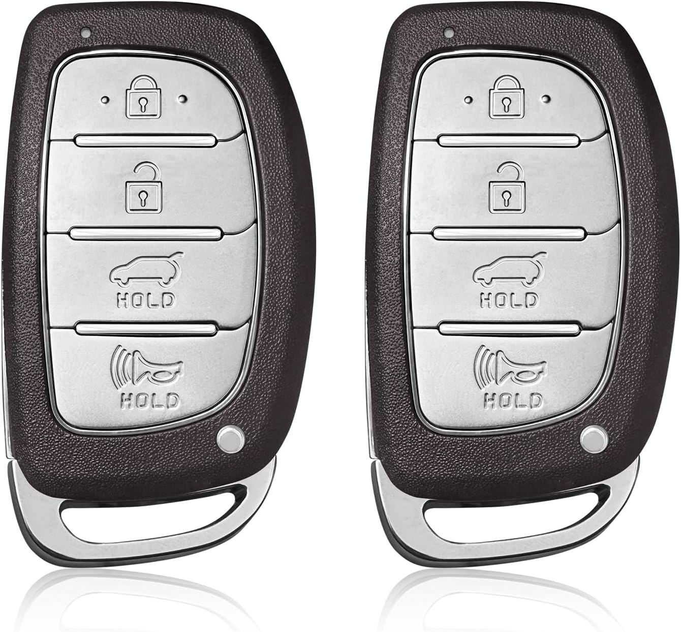 2 Keylessbest Replacement for 2017 2018 2019 Hyundai Tucson Key Fob Remote Control TQ8-FOB-4F11 4 Buttons 433MHz
