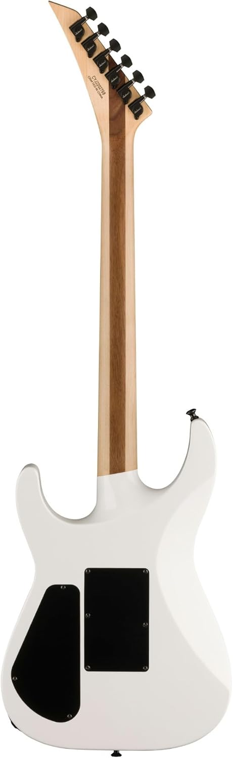 Jackson Pro Plus Soloist SLA3Q Electric Guitar - Right-Handed 6 Strings (Snow White), Premium Craftsmanship and Playability Bundle with Protective Hardshell Case (2 Items)