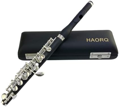 Piccolo Flute with Case C Key Silver Plated Composite Wood (Composite wood)