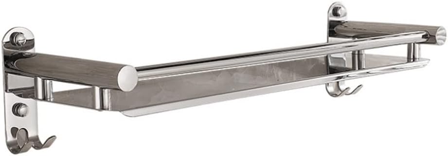 Single-Layer Mirror Front Frame Bathroom Wall Mount Shelves Bathroom Shelf 304 Stainless Steel Storage Rack Holder Shower Caddy Rack Corner Kitchen Storage Racks