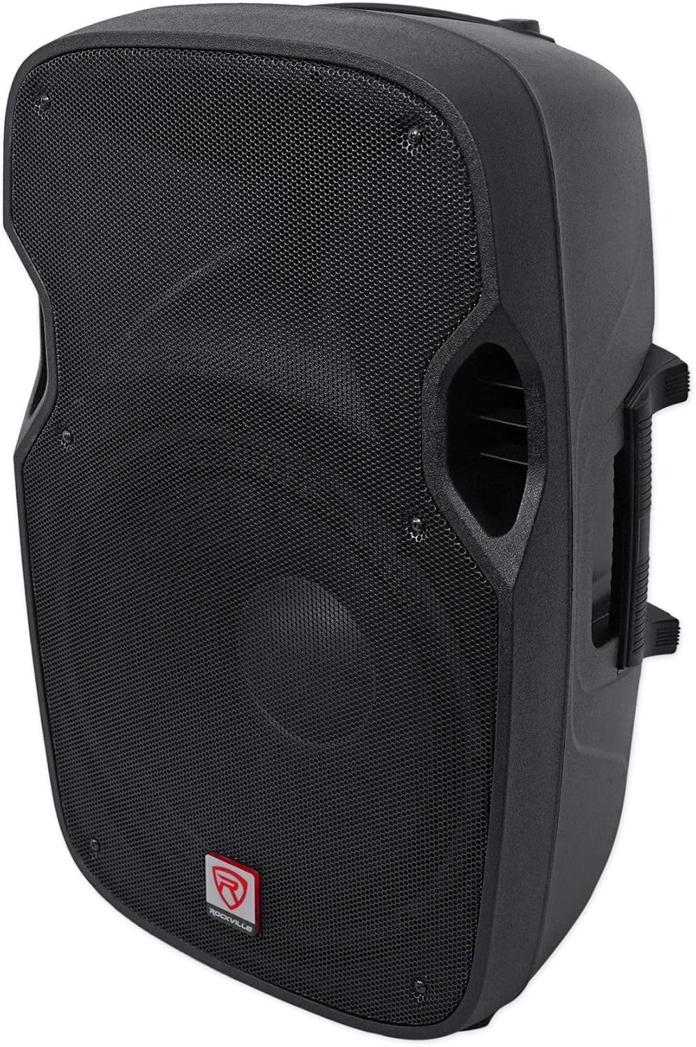 Rockville SPGN158 Bundle: (2) 15-in Passive 1600W Peak / 400W RMS 8-Ohm DJ PA Speakers, Pair Tripod Stands with Carry Bag + (2) 20 ft 1/4-Speakon Cables, 5-Items