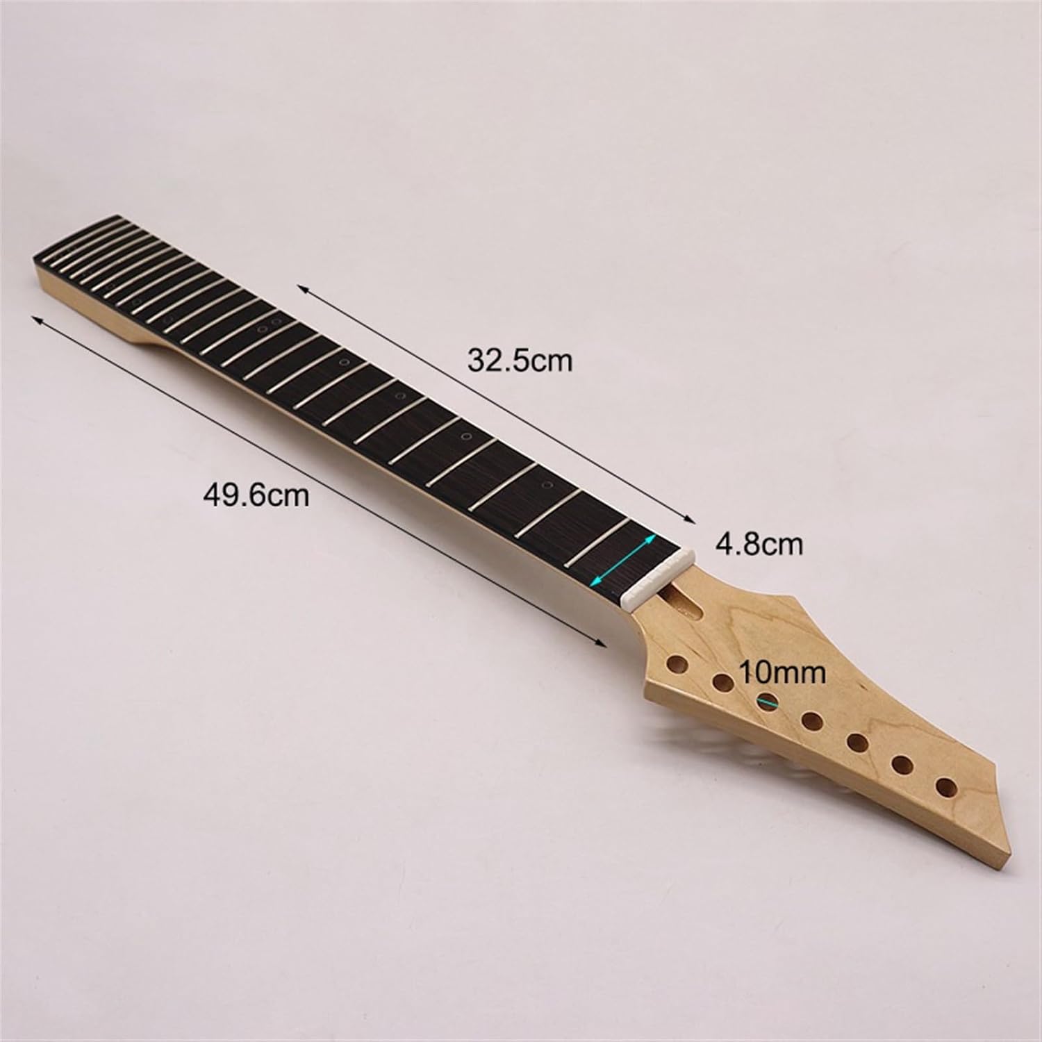 Replacement Guitar Neck 7-string Left-handed Original Wood 24-fret Maple 6.8 Width DIY Professional Modified Guitar Handle