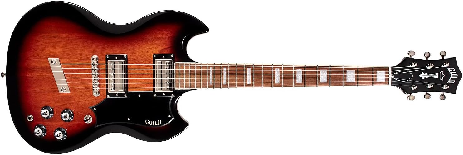 Guild Polara Deluxe Electric Guitar - Vintage Sunburst