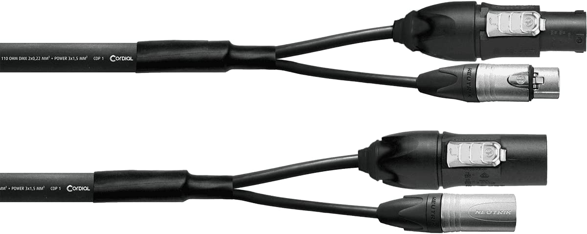 Hybrid Cable XLR 5-Pin + PowerCon 2.5 mm² True1-1.5 m