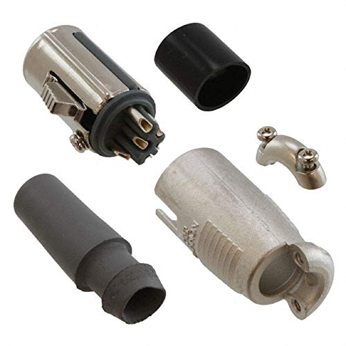 ITT CANNON, XLR611C, Conn XLR Connector F 6 POS Solder ST Cable Mount 6 Terminal 1 Port Bag (1 Item/s)