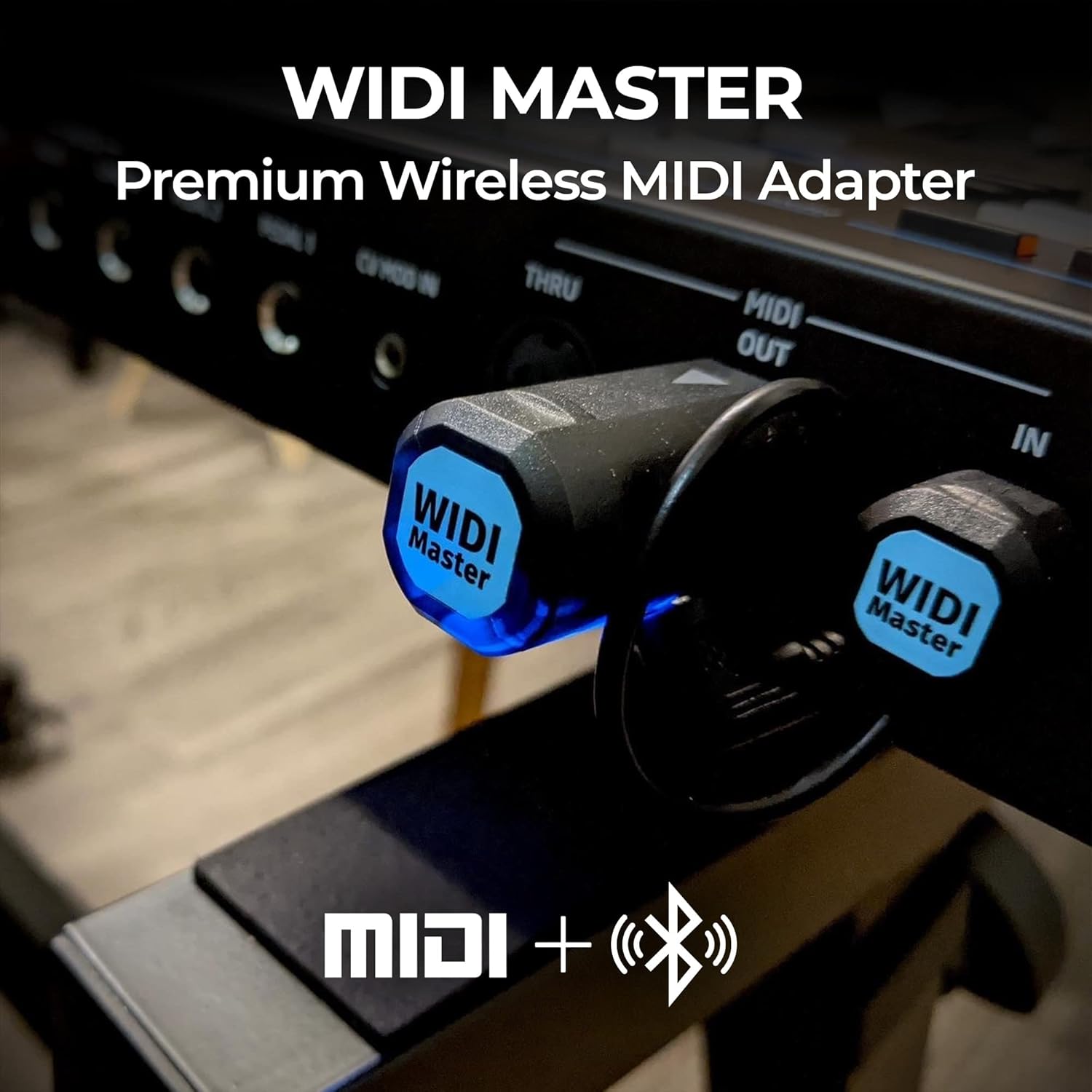 CME WIDI Thru6 BT + WIDI Master + 2-FT MIDI Cable 4-Pack - Advanced Bluetooth MIDI + Wired MIDI Thru Set