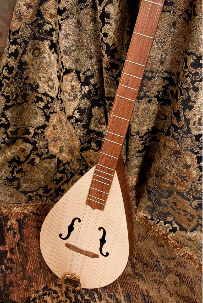 Wildwood Dulcimer Package Includes: Roosebeck Wildwood Dulcimer W/F-Style Soundholes& Scrolled Headstock + Replacement Strings Set + Snark Clip-On Chromatic Tuner