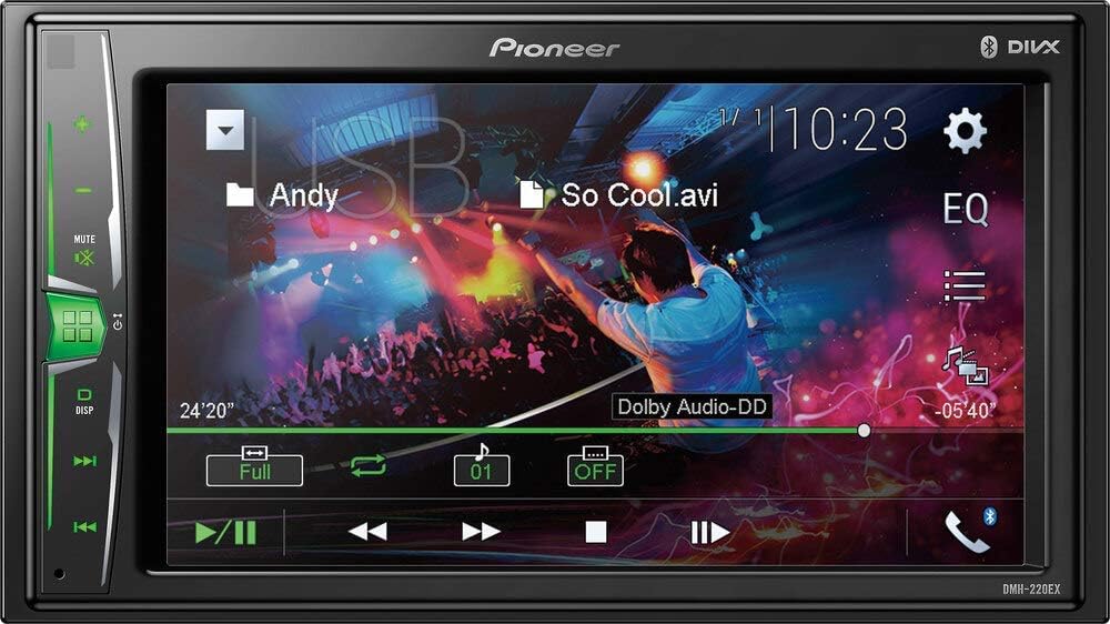 Pioneer DMH-220EX Digital Multimedia Receiver with 6.2