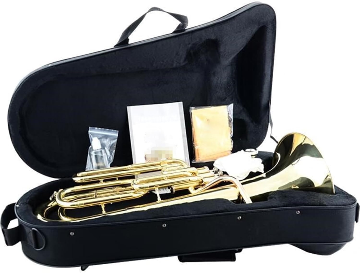Beginner euphonium Euphonium B Flat Musical Instrument Beginner Adult Instrument Gold Lacquer Gold