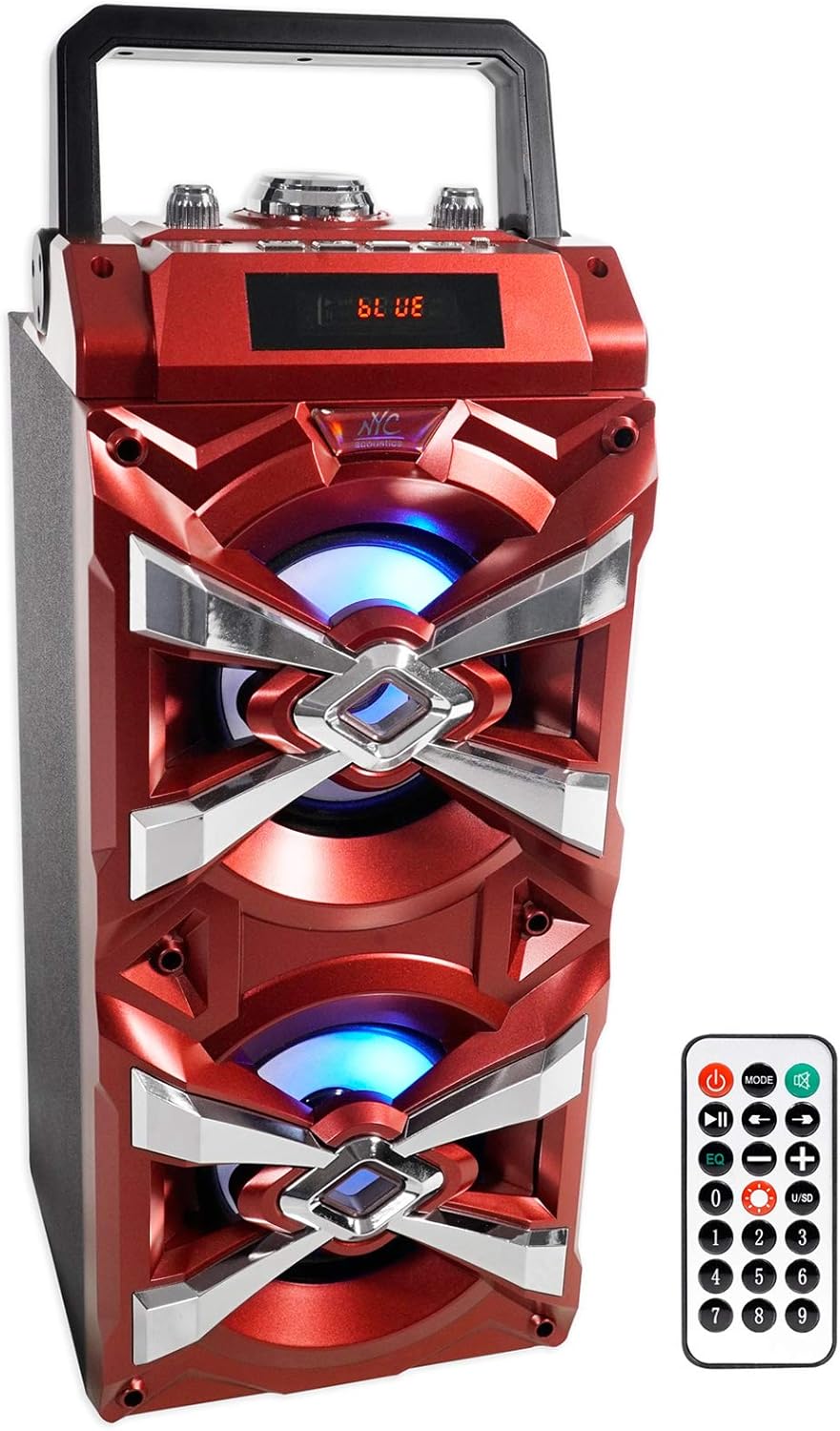 NYC Acoustics Home Karaoke Quarantine Family Activity Singing Machine w/LED