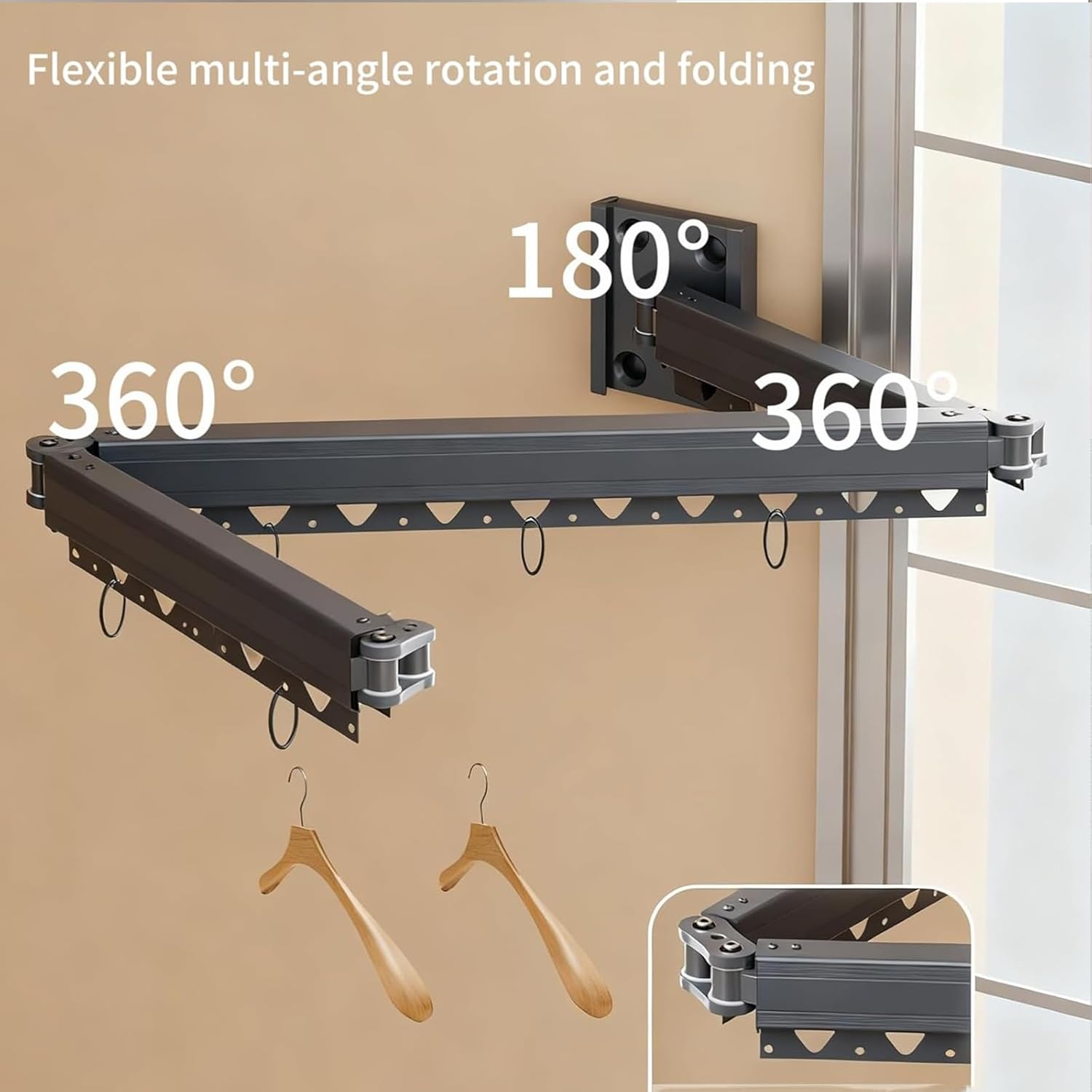 Folding Shower Curtain Rod Set,Grey Wall Mount Retractable Shower Curtain,EVA Clear Shower Curtain Adjustable Angle Folding Curtains, L shaped Corner Shower Curtain Rod(Pebble 3-Fold 70.9