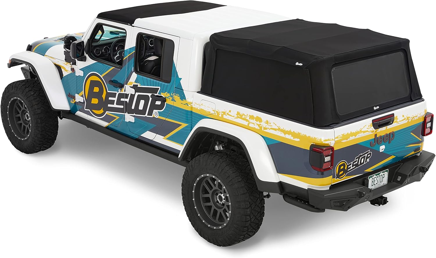 Bestop Supertop for Truck 2 - '20-21 Gladiator; for 5 ft. Bed (Black Twill)