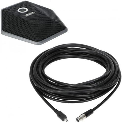 AVer VB Expansion Microphone, 20m w/20m Cable, EXPMIC20M.VB130 (w/20m Cable)