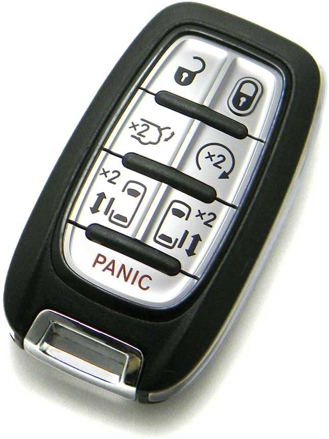 OEM 7-Button Smart Proximity Key Fob with KeySense Compatible with 2017-2022 Chrysler Pacifica (FCC ID: M3N-97395900 / P/N: 68238689)