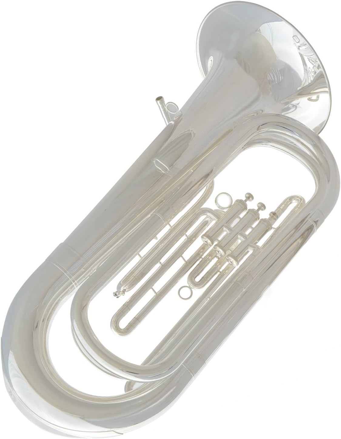 Professional Brass Instrument Three Key Silver Plated Euphonium Euphonium All-brass Instrument